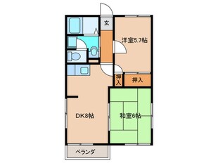 ａｍｅｎｉｔｙ　ｔａｋａｍｉＡの物件間取画像